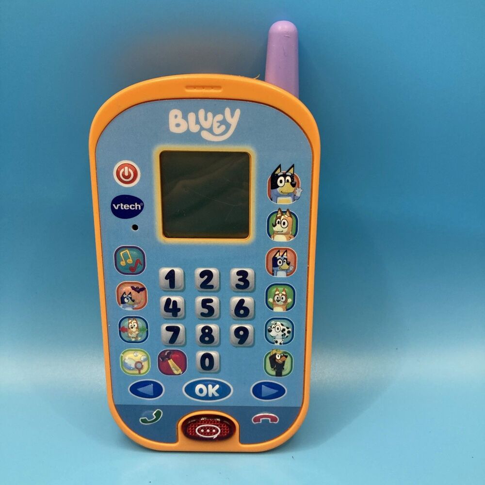 VTech Bluey Phone Baby Daycare Preschool Electronic Phone Toy